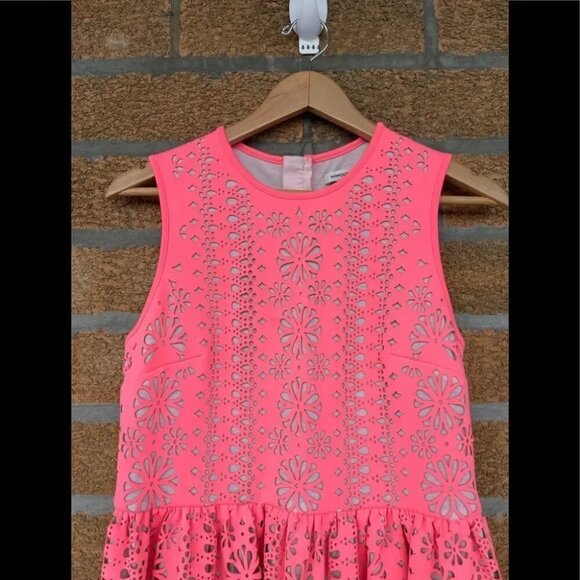 MANOUSH CORAL DRESS SIZE 10 - Picture 2 of 9